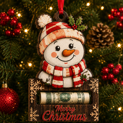 🎅 2026 Christmas Gift 50% Off--Christmas Cash Gift Ornament | Money Holder Tree Decoration 10 Styles