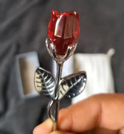 💖Eternal Love Metal Crystal Rose Timeless Gift for Valentine's Day, Mother's Day, Birthdays, and Anniversaries Water-Resistant