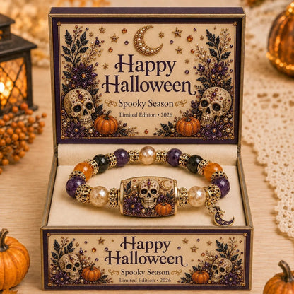 🎃🎃 Limited Edition Halloween Beaded Bracelet Set | Spooky Cute Gift Jewelry