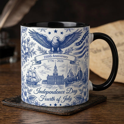 ☕☕Patriotic Semiquincentennial 1776-2026 Mug - 250 Years Anniversary Accent Mug