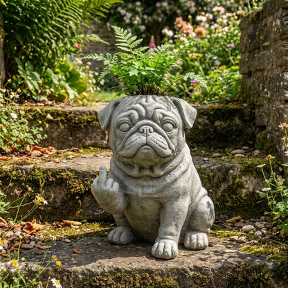Funny French Bulldog Planter – Your Plants Just Got Attitude 🌿🐶
