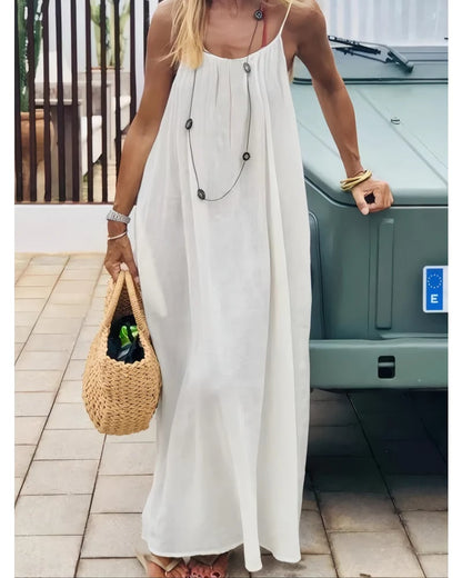 🎁Last Day Promotion 60% OFF👗Sexy Backless Easy Flow Maxi Dress-Radiate feminine charm!