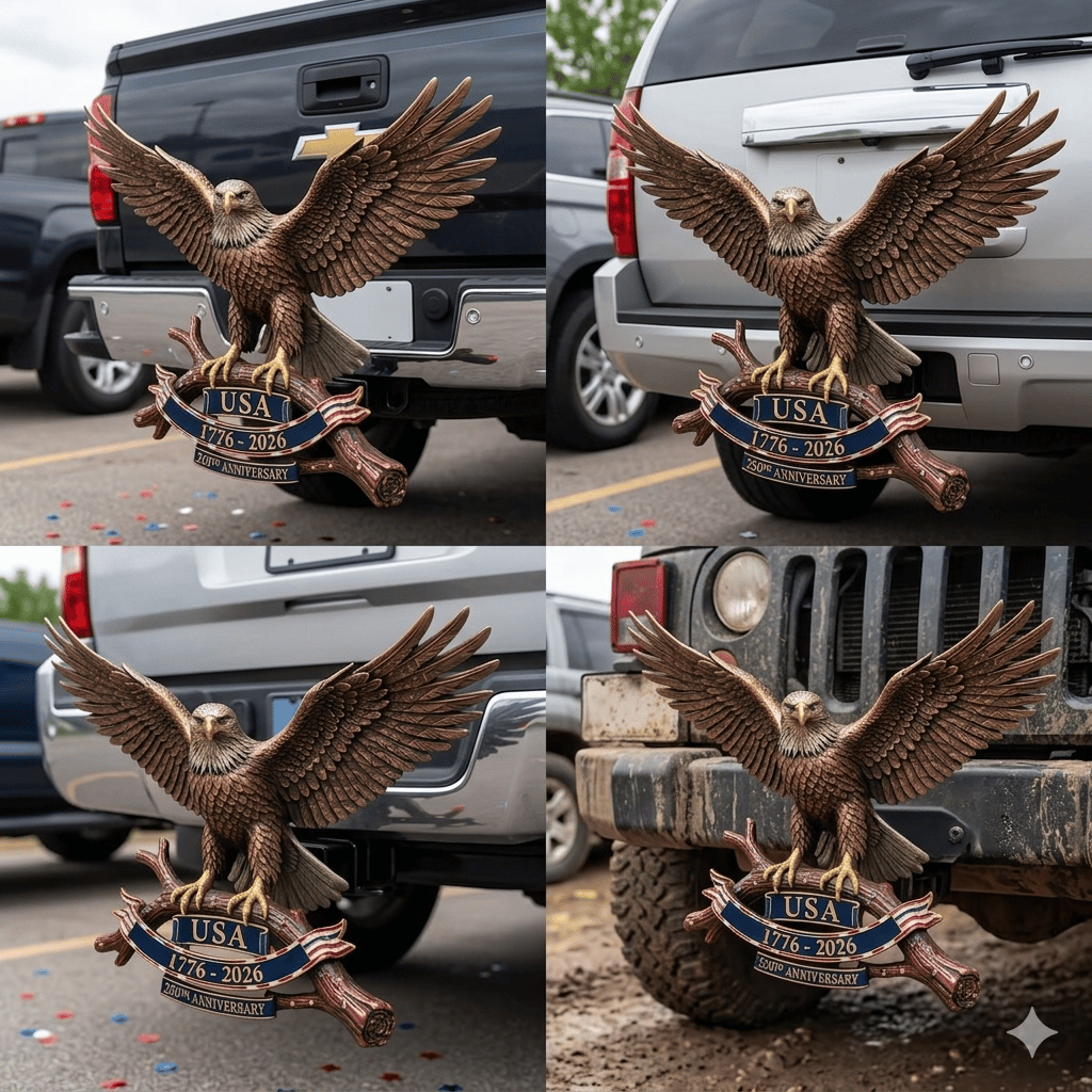 ⚡️⚡️Independence Day 50% OFF- 🦅 USA 250th Anniversary Eagle Trailer Hitch – A Legacy of Freedom on the Road