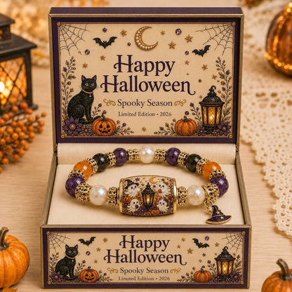 🎃🎃 Limited Edition Halloween Beaded Bracelet Set | Spooky Cute Gift Jewelry