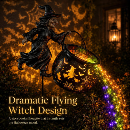 🧙‍♀️🧙‍♀️Halloween Witch Cauldron Garden Light