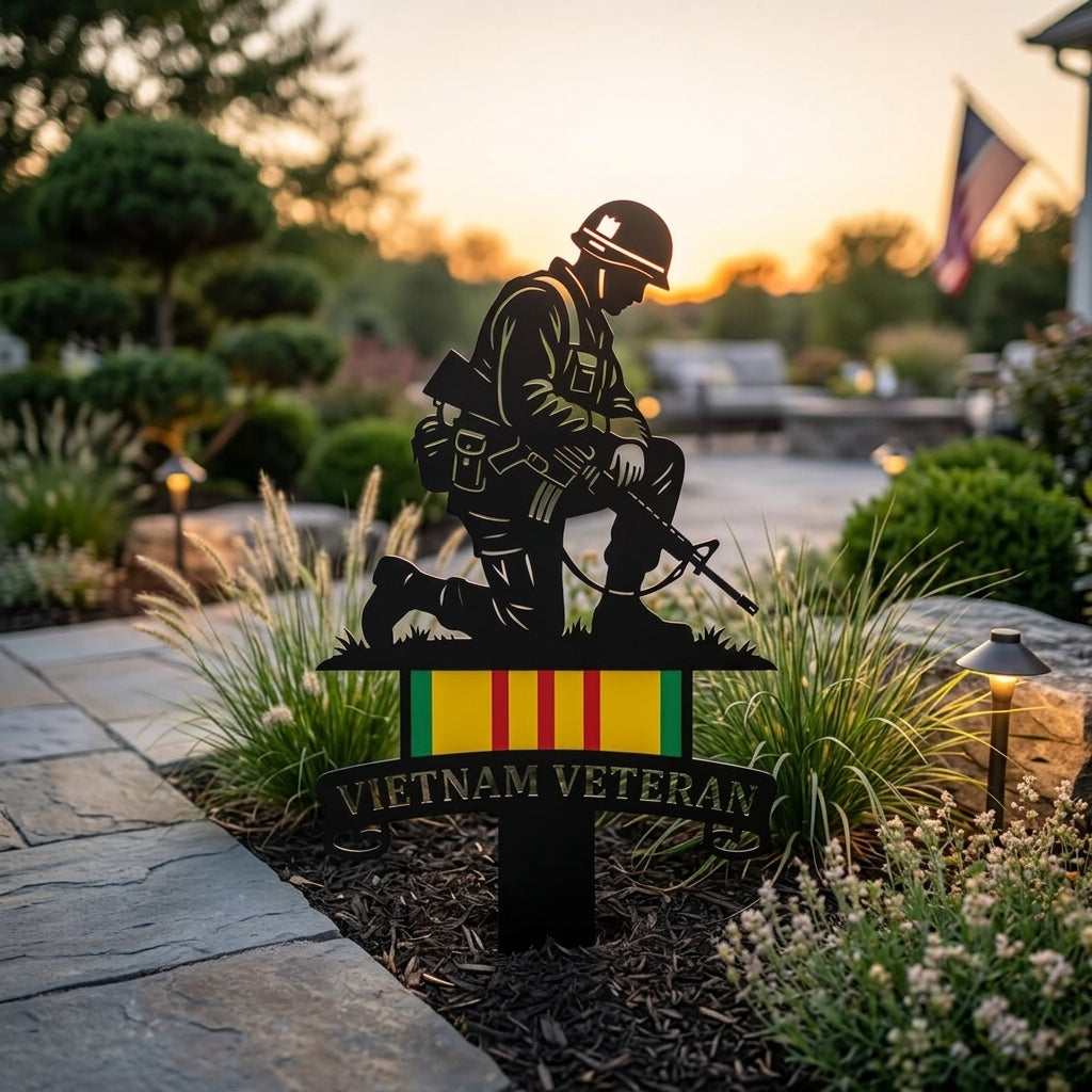 🔥🔥Last Day 50% OFF🔥- Vietnam Veteran Tribute Garden Stake – Honor and Respect