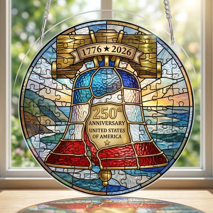 🔥🔥LAST DAY 50% OFF🔥 - 250th Anniversary United States Stained Glass Puzzle