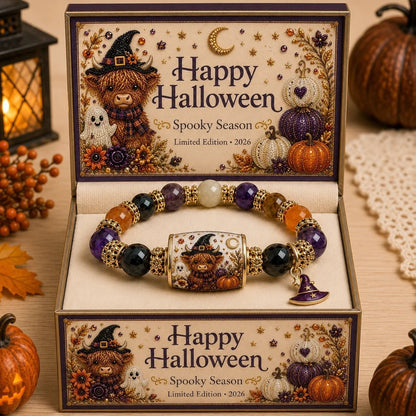 🎃🎃 Limited Edition Halloween Beaded Bracelet Set | Spooky Cute Gift Jewelry