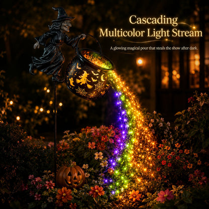 🧙‍♀️🧙‍♀️Halloween Witch Cauldron Garden Light
