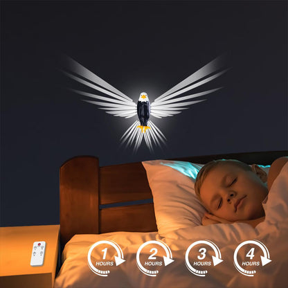💡July 4th Gift 50% Off--🦅Eagle LED Wall Light – Magnetic Night Lamp for Bedroom & Living Room