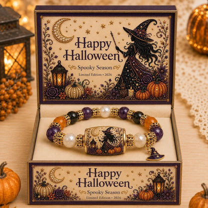 🎃🎃 Limited Edition Halloween Beaded Bracelet Set | Spooky Cute Gift Jewelry