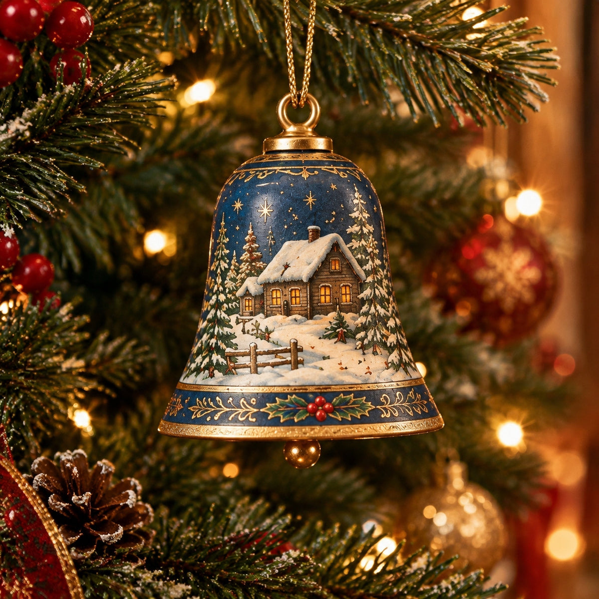 🎅 🎅2026 Christmas Gift 50% Off--🔔Vintage Bell Ornament Collection – Festive Holiday Tree Keepsakes