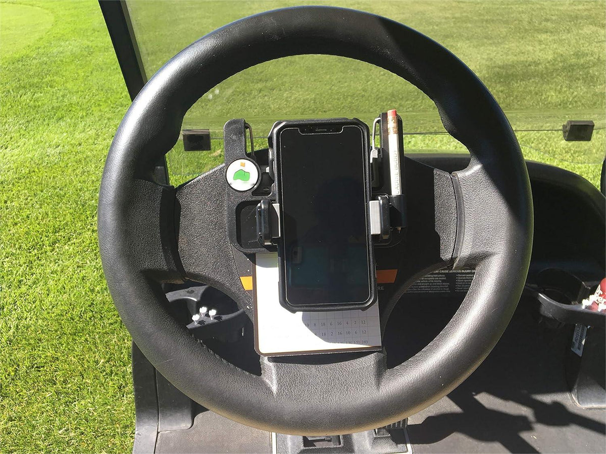 🌟⛳ - Golf cart steering wheel phone holder