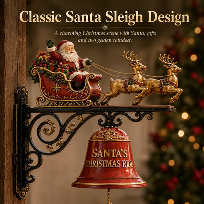 🎅 🎅2026 Christmas Gift 50% Off--🎅 Santa Sleigh with Reindeer & Bell | 3D Christmas Outdoor Decoration