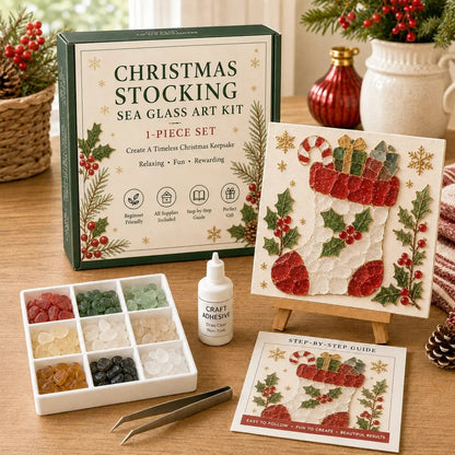 🔥 LAST DAY 50% OFF 🎄 Christmas Sea Glass Art Kit