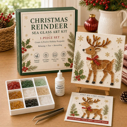 🔥 LAST DAY 50% OFF 🎄 Christmas Sea Glass Art Kit