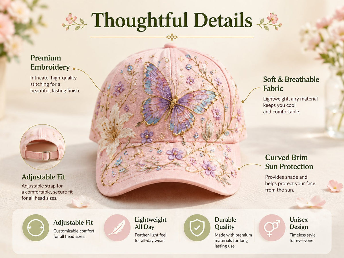 🎅 2026 Christmas Gift 50% Off--🌸🌿Garden Morning Cap  (✨2026 Limited Edition)