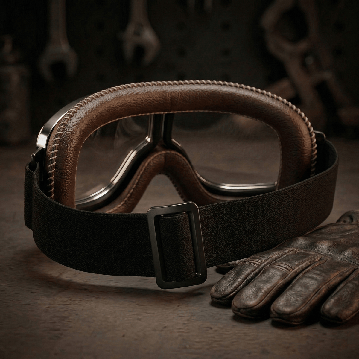 🔥Limited Time Sale 45% OFF - 🕶️ OTG Vintage Motorcycle Goggles (Fits Over Glasses)
