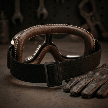 🔥Limited Time Sale 45% OFF - 🕶️ OTG Vintage Motorcycle Goggles (Fits Over Glasses)