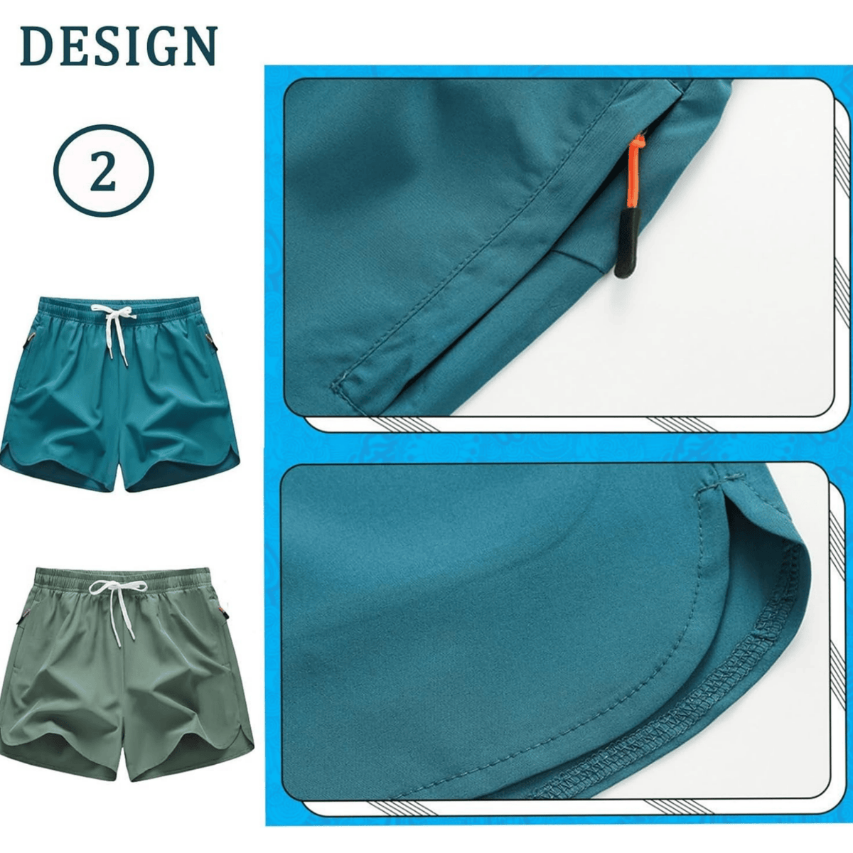 🔥🏃‍♂️Men’s 5-Inch Running Shorts – Quick-Dry Athletic Gym Shorts