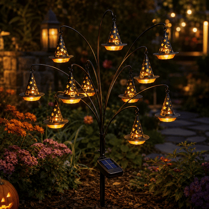 🎃🎃 Halloween Solar Tree Stump Light