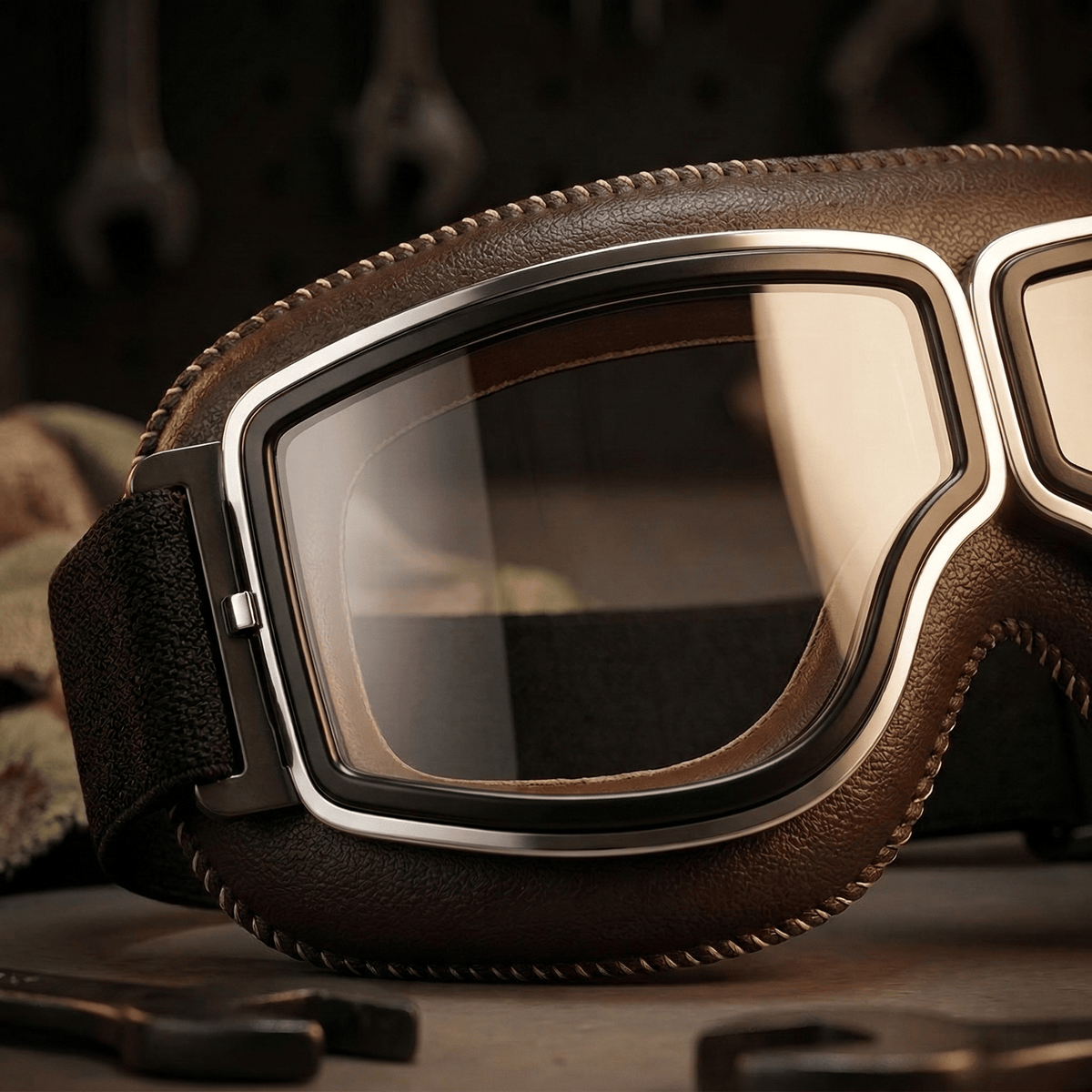 🔥Limited Time Sale 45% OFF - 🕶️ OTG Vintage Motorcycle Goggles (Fits Over Glasses)