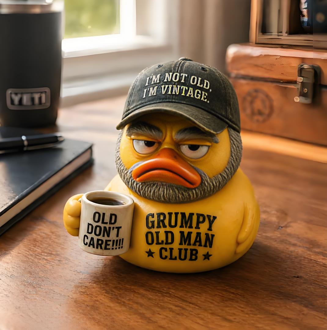 🦆🦆Grumpy Old Man Club Duck