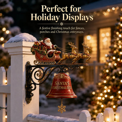🎅 🎅2026 Christmas Gift 50% Off--🎅 Santa Sleigh with Reindeer & Bell | 3D Christmas Outdoor Decoration