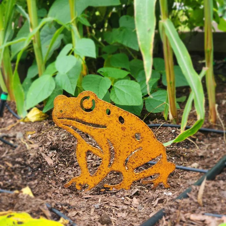 🌿🌿Handmade Metal Garden Art - Rusted Garden Decor