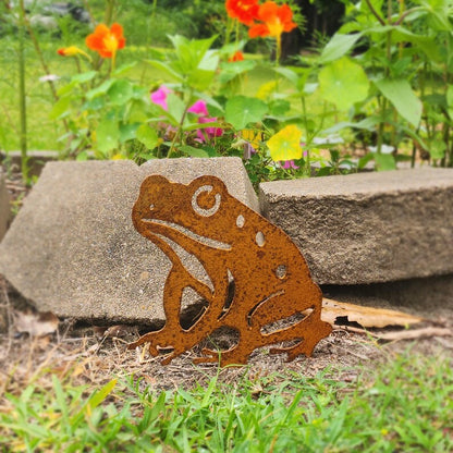 🌿🌿Handmade Metal Garden Art - Rusted Garden Decor