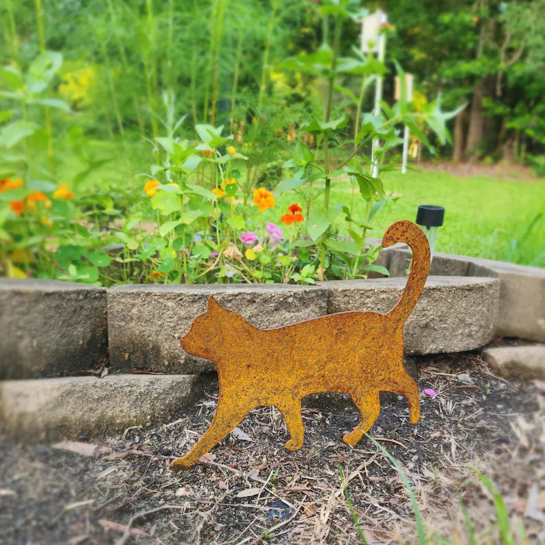 🌿🌿Handmade Metal Garden Art - Rusted Garden Decor