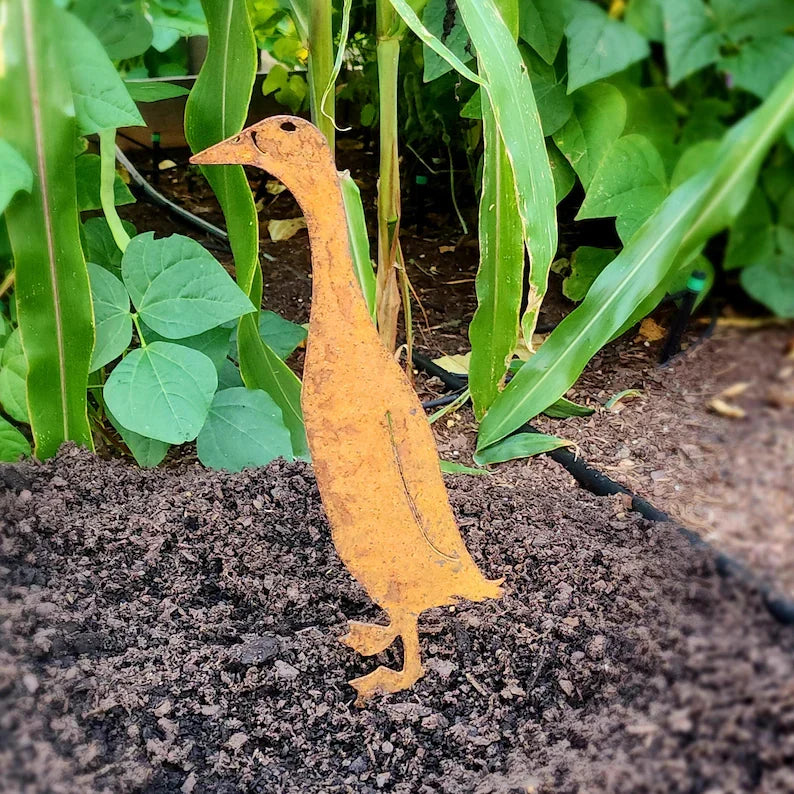 🌿🌿Handmade Metal Garden Art - Rusted Garden Decor