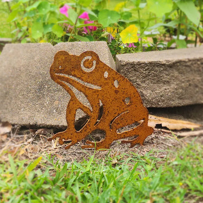 🌿🌿Handmade Metal Garden Art - Rusted Garden Decor