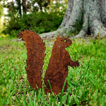 🌿🌿Handmade Metal Garden Art - Rusted Garden Decor