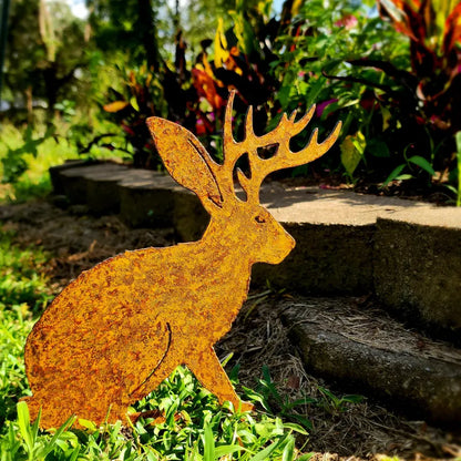 🌿🌿Handmade Metal Garden Art - Rusted Garden Decor