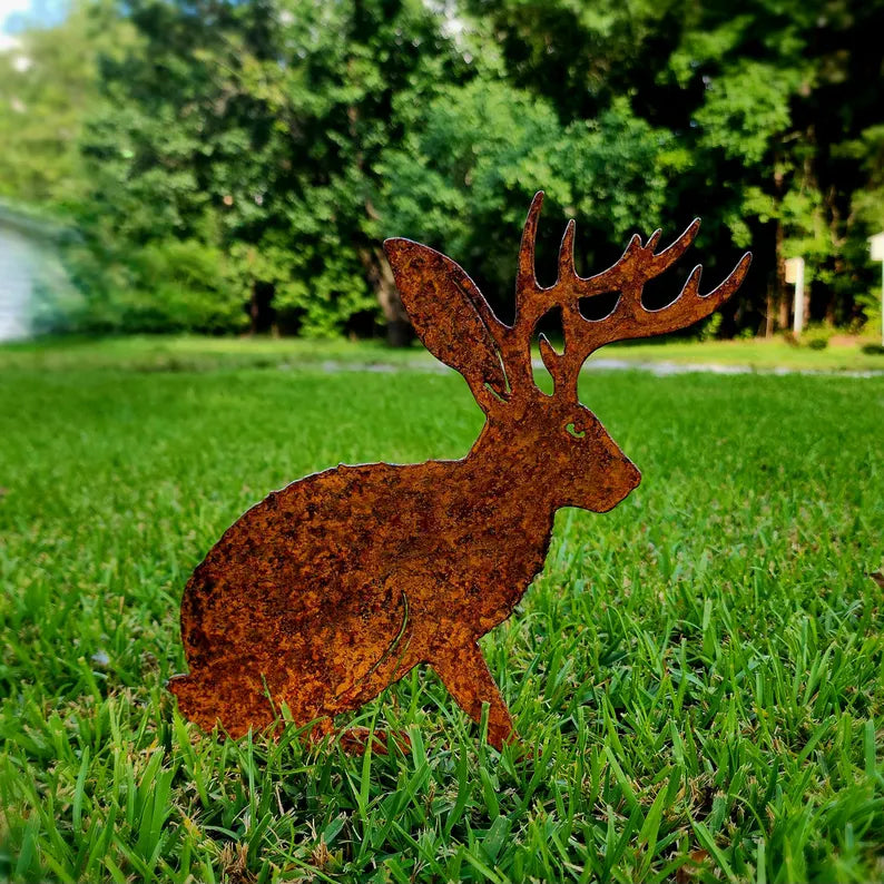 🌿🌿Handmade Metal Garden Art - Rusted Garden Decor
