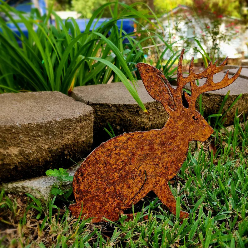 🌿🌿Handmade Metal Garden Art - Rusted Garden Decor