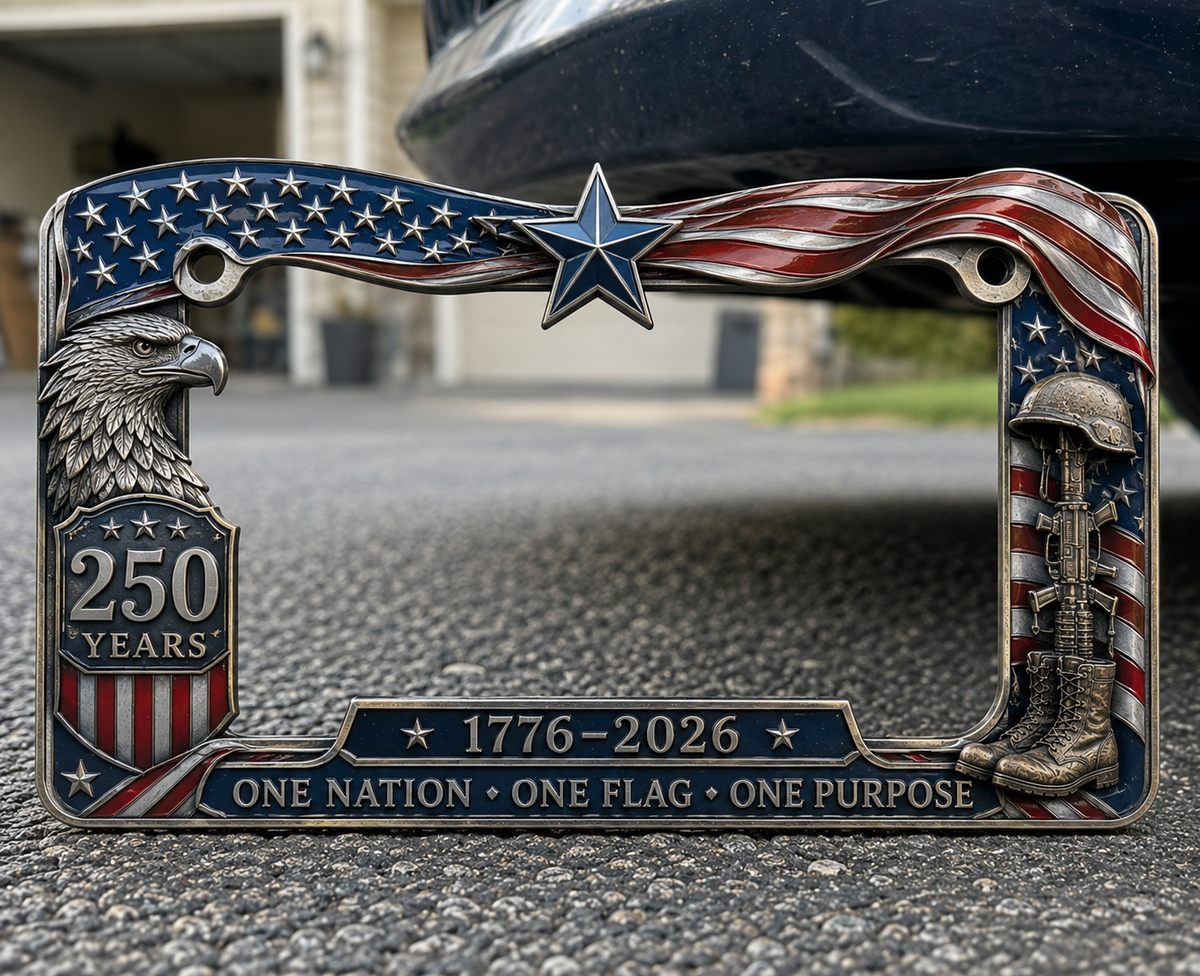 🗽LAST DAY 49% OFF-🇺🇸250th Anniversary Commemorative License Plate Frame