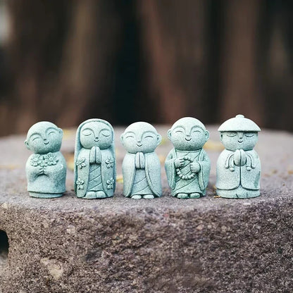 🧘🧘Summer Sale 50% OFF🔥Handcrafted Mini Stone Zen Jizo Statue