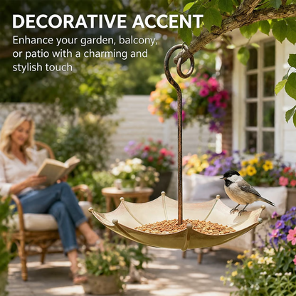 🐦🐦Last Day 50% OFF🐦Mini Umbrella Bird Feeder — Whimsical Garden Charm