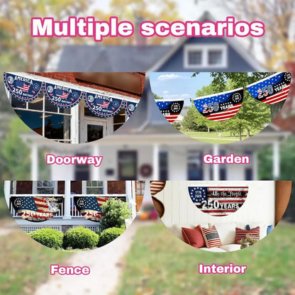USA 250th Anniversary Banner — A Patriotic Statement for Your Home