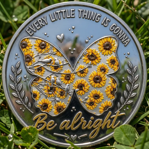 🔥Hot Sale 49% OFF🌟Be Alright Sunflower Coin