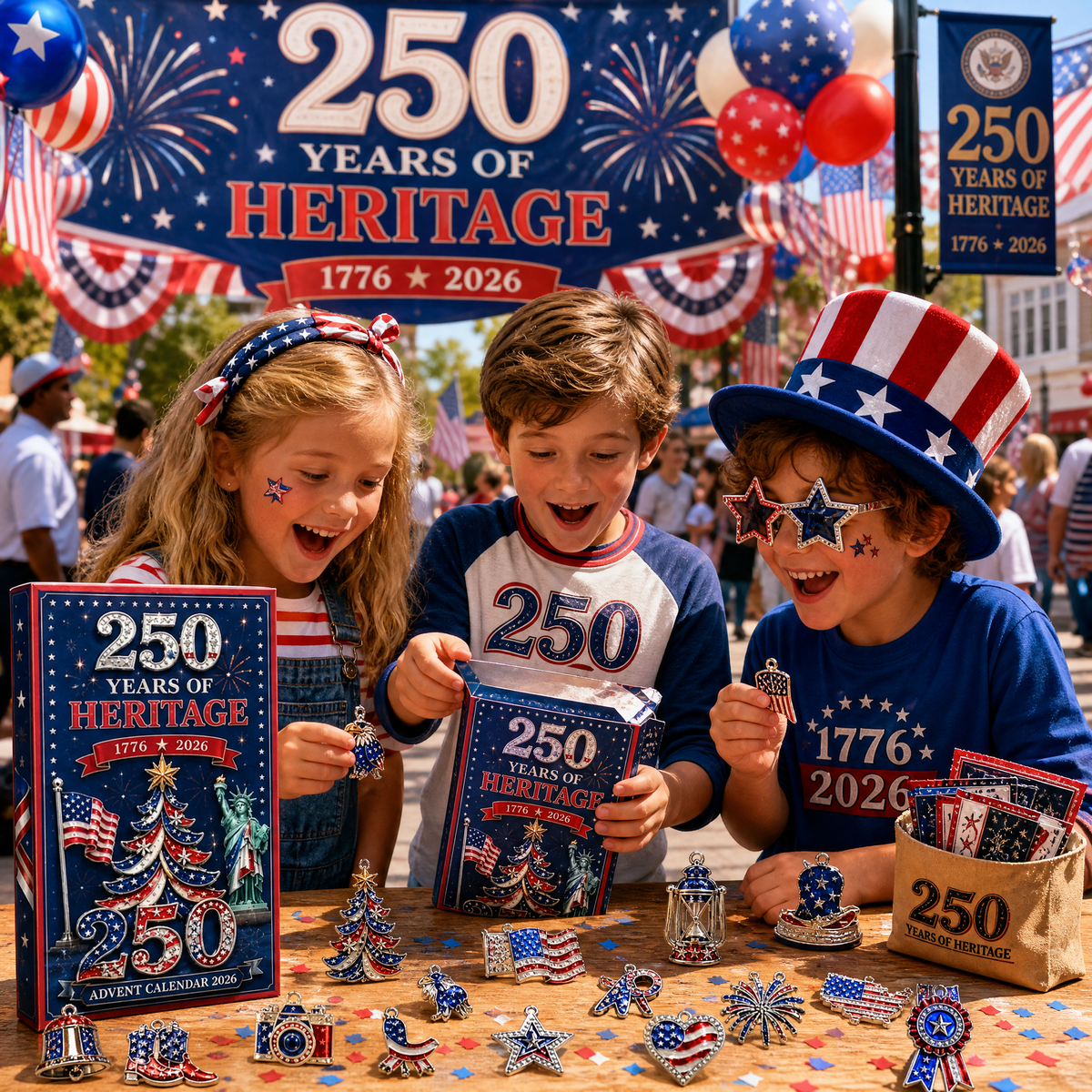 🎅🎅 2026 Christmas Gift 50% Off--America 250th Heritage Icons Advent Calendar 2026