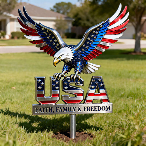 🦅🦅American Eagle - Commemorative Metal Sign - 250th Anniversary Gift CT01