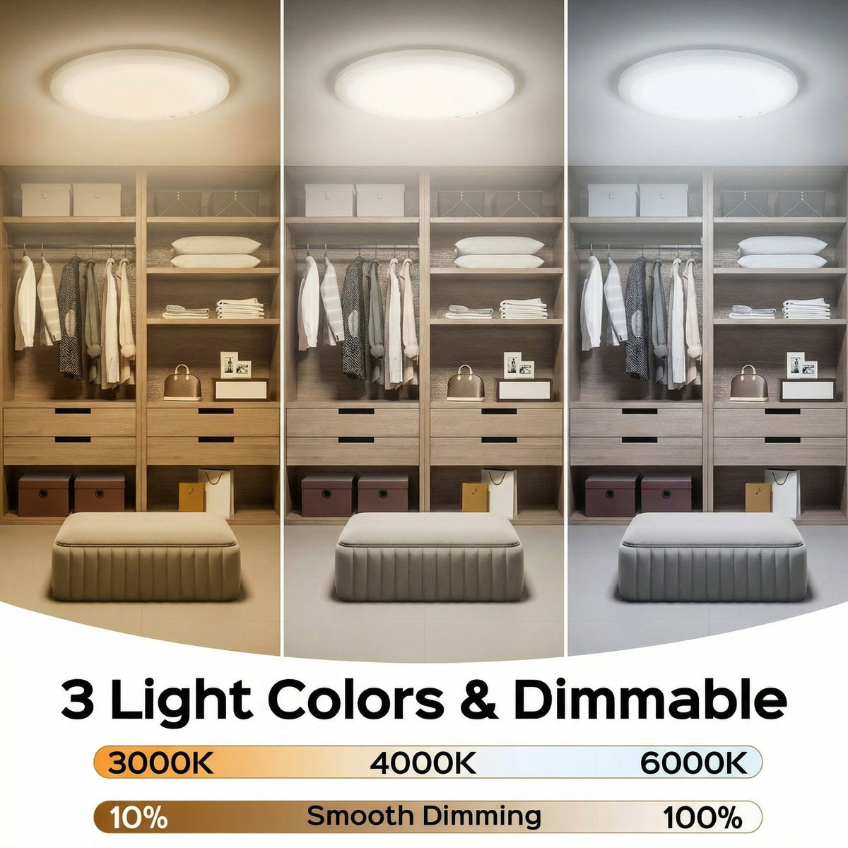 🔥Last Day 50% OFF Rechargeable Motion Sensor Ceiling Light with Remote