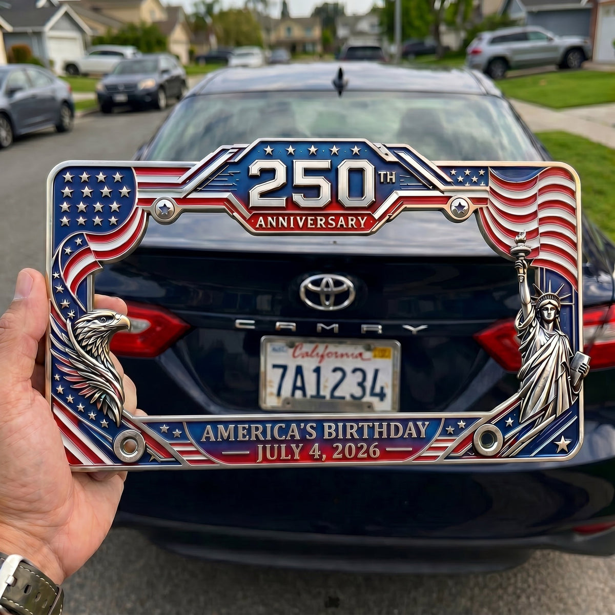 🗽LAST DAY 49% OFF-🇺🇸250th Anniversary Commemorative License Plate Frame