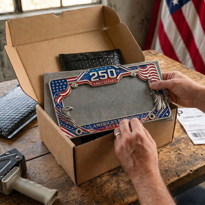 🗽LAST DAY 49% OFF-🇺🇸250th Anniversary Commemorative License Plate Frame