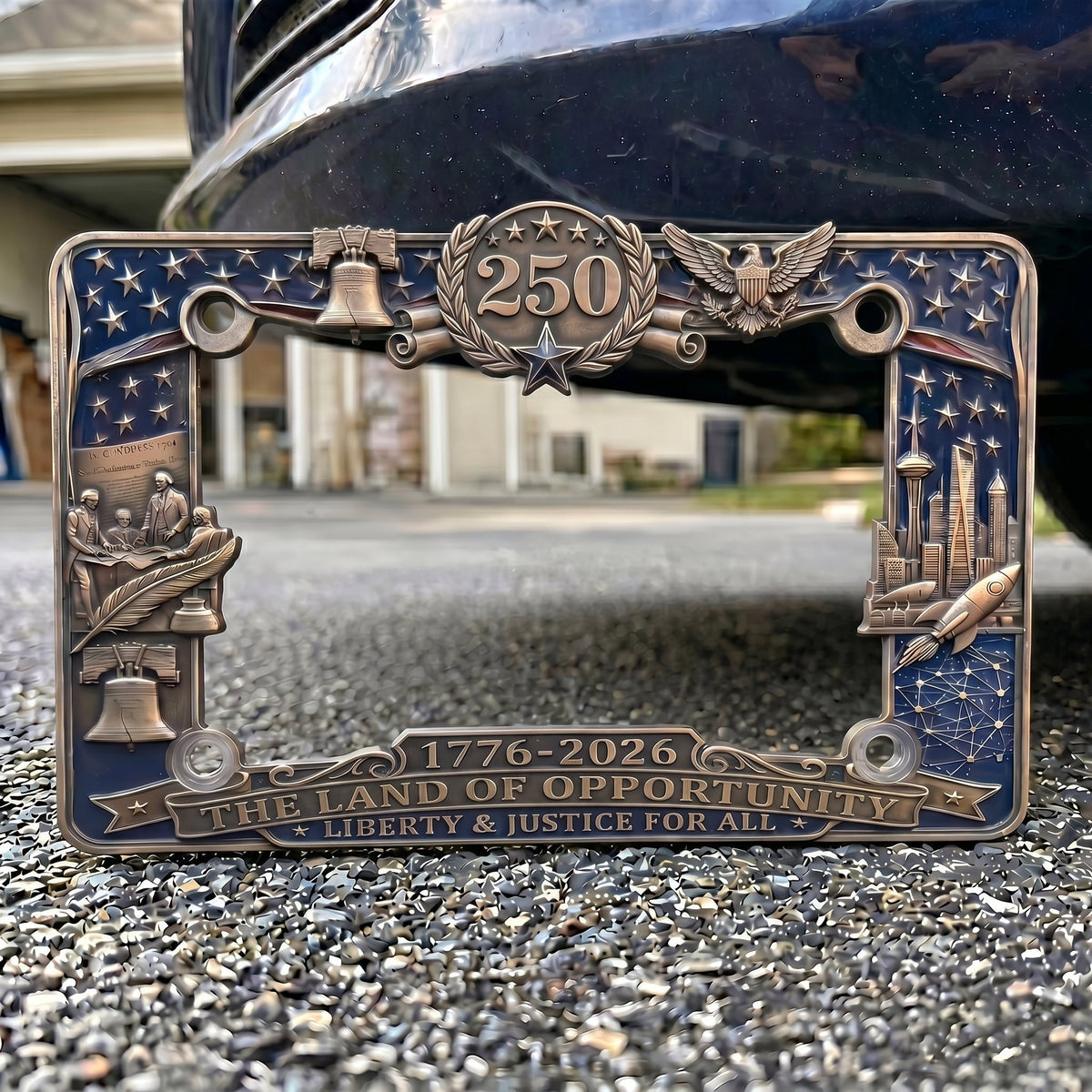 🗽LAST DAY 49% OFF-🇺🇸250th Anniversary Commemorative License Plate Frame