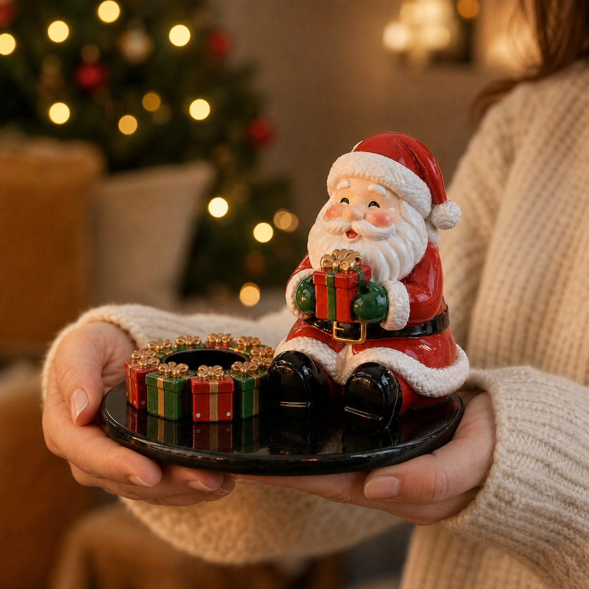 🎅🎅 2026 Christmas Gift 50% Off--🔥Last 100pcs🎄Charming Ceramics Tealight Holder Collection For Christmas Moments