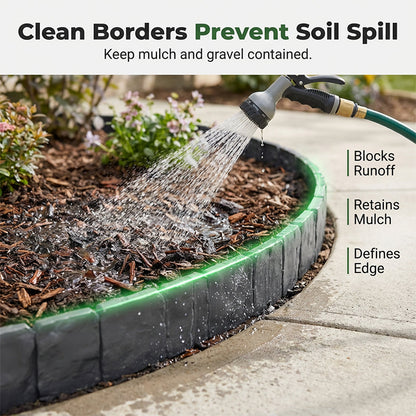 🌼🍀Best Seller in summer 49% Off🔥Easy Install Cobblestone Garden Border - 5M Edging Kit
